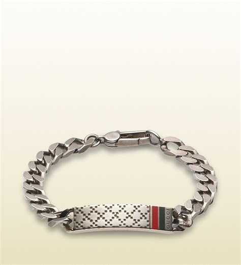 mens gucci jewelry|gucci silver jewelry for men.